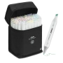 Ohuhu Oahu-01 Art Markers Set-перманентни маркери, комплект 48 пастелни цвята, снимка 1