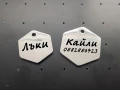 Медальон за куче/котка с гравиране – неръждаема стомана, снимка 1