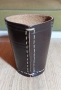 чаша кожена за зарове за ценители отлична , снимка 1
