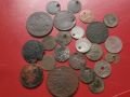 Лот стари български и чужди монети , снимка 1 - Нумизматика и бонистика - 45570297