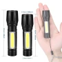 НОВ LED ФЕНЕР ДЖОБНО ФЕНЕРЧЕ ФЕНЕРИ FLASHLIGHT FENERCHE КОМПАС ОТ НЕРЪЖДАЕМА СТОМАНА.COMPASS КОМПАСИ, снимка 10