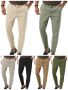 Нови мъжки модерни бизнес прави едноцветни ежедневни панталони, 8цвята , снимка 1