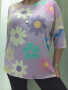 2ХЛ блузка в пастелни цветове 