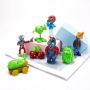 8 Plants vs Zombies Зомбита срещу растения пластмасови фигурки PVC за игра и украса торта играчки, снимка 6