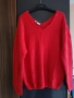 червен дамски плетен пуловер Body Flirt, снимка 1