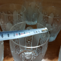 Кристални чаши за вода уиски вино ракия , снимка 13 - Антикварни и старинни предмети - 40462725