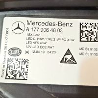 Оригинален десен LED фар за  Mercedes A-class W177 / Мерцедес А-класа W177, снимка 7 - Части - 45805331
