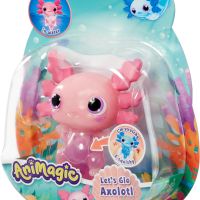 Animagic: Lets Glo Axolotl - Pink Интерактивен електронен домашен любимец за деца 4+ години, снимка 5 - Други - 45287416