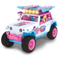 Автомобил Dickie Jeep Flamingo, 22 см, Фигура, Светлинни и звукови ефекти, Мащаб 1:24, Многоцветен, снимка 3 - Коли, камиони, мотори, писти - 45195904