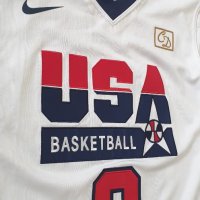 Nike Jordan #9 USA Dream Team 1992 Mens Size L ОРИГИНАЛ! МЪЖКИ Баскетболен ПОТНИК!, снимка 11 - Спортни дрехи, екипи - 45843305