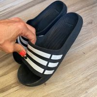 Оригинални черни спортни чехли Adidas ! 37 н, снимка 6 - Чехли - 45088498