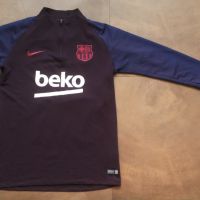 NIKE FC BARCELONA Football Long Sleeve Размер M футболна блуза 3-61, снимка 1 - Блузи - 45294833