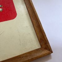 Герб на Полша в рамка на фазер, снимка 3 - Антикварни и старинни предмети - 45929792