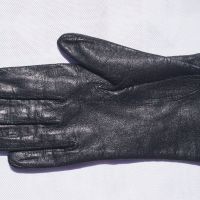 Vintage Дамски Ръкавици От Естествена Мека Кожа Macy's Own Brand Made In Italy Размер S, снимка 2 - Ръкавици - 45472452