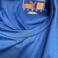 Нова оригинална спортна синя еластична блуза Puma Пума , снимка 2 - Спортни екипи - 45530021