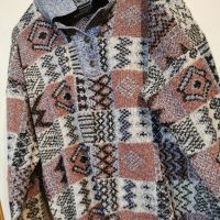Мъжки пуловер с дълъг ръкав и яка, снимка 2 - Пуловери - 45180677