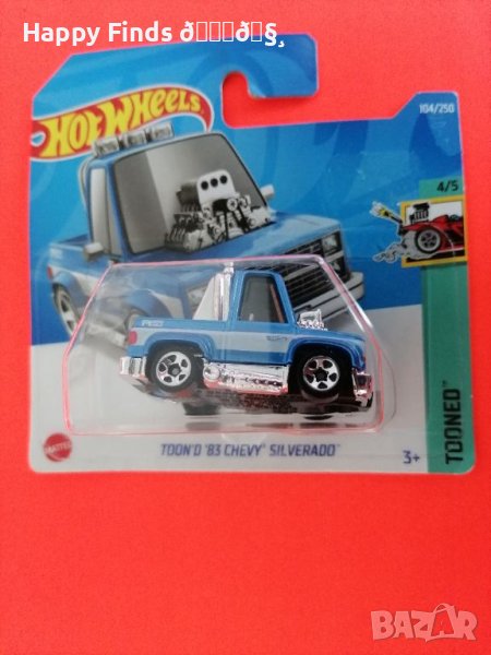 💕🧸Hot Wheels Toon`d `83 Chevy Silverado Tooned, снимка 1