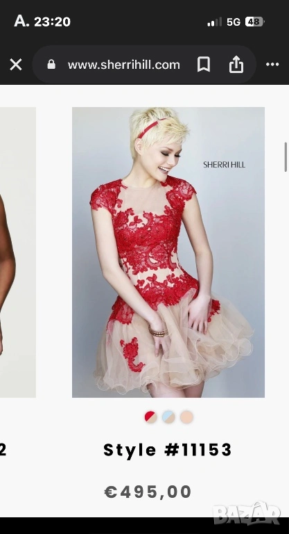 Оригинална дизайнерска рокля SHERRI HILL , снимка 1