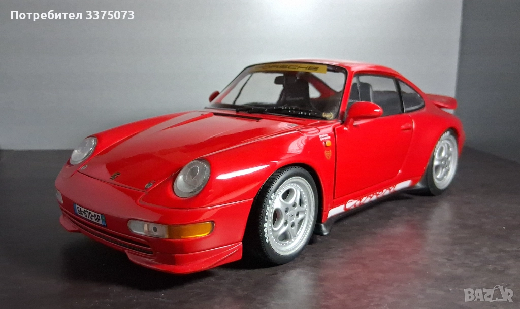 Porsche 911 Carrera RS 993 1/18 UT model , снимка 1