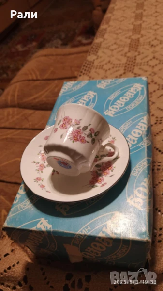 Костен порцелан, кристални чаши и обикновен порцелан, снимка 1