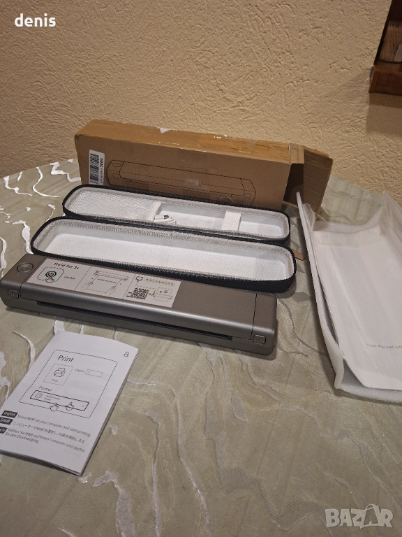 Преносим блутут термичен принтер, снимка 1