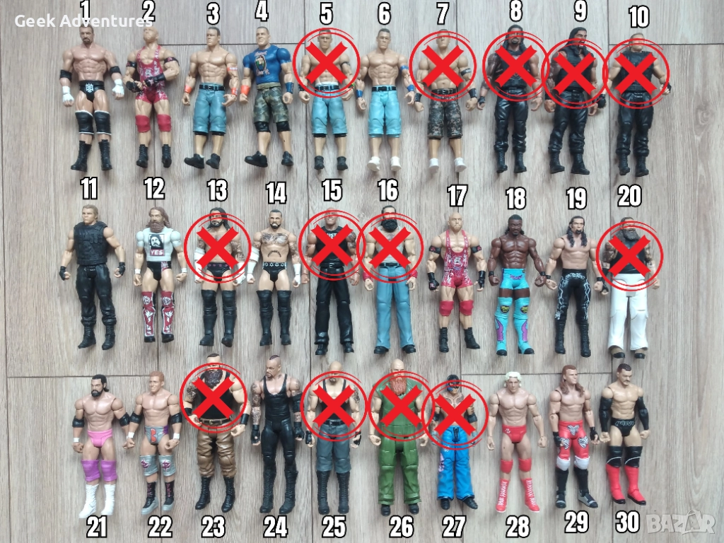 Екшън Фигурки WWE Кеч Pro-Wrestling Action Figures Dean Ambrose Hogan Cena, снимка 1