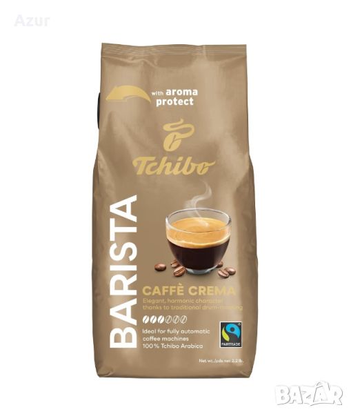 Кафе на зърна Tchibo Barista Caffe Crema – 1 кг., снимка 1