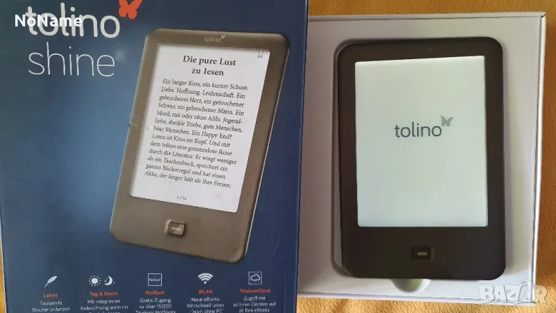Електронна книга Tolino Shine, снимка 1