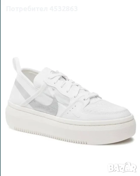 Nike Сникърси Court Vision Alta CW6536-102 Бял, 41номер, снимка 1