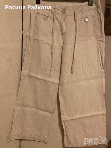 Дамски ленен панталон 42, снимка 1