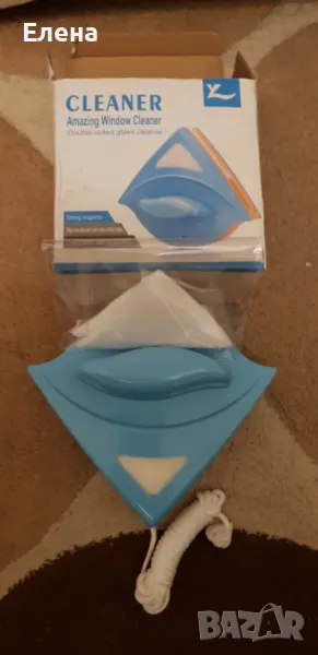 Магнитен уред за двустранно чистене на прозорци, снимка 1