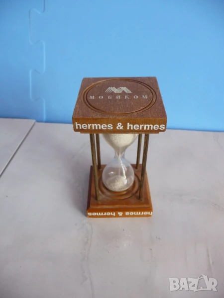 Мобиком пясъчен часовник рекламен мобифон мобилни услуга дилър телефони, снимка 1