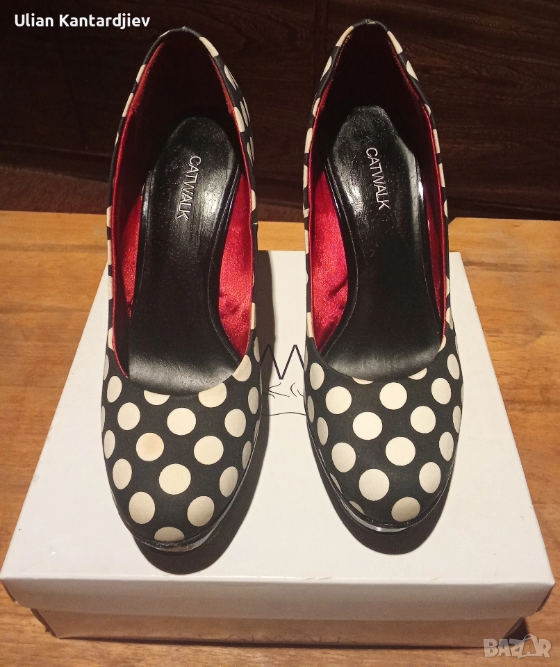 Дамски обувки на токчета номер-40, снимка 1