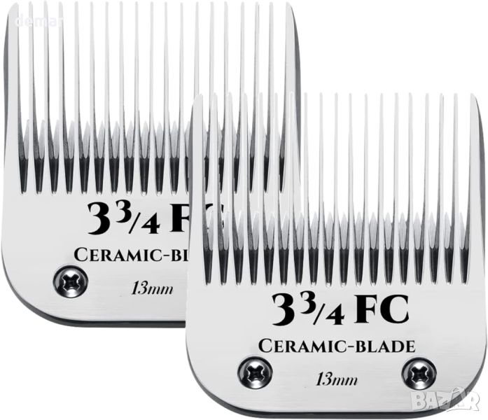 Разглобяеми керамични ножчета за подстригване на кучета, 2 броя, снимка 1