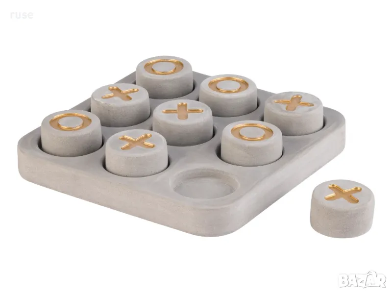 НОВИ! Морски шах Табло за игра Tic-tac-toe цимент, снимка 1