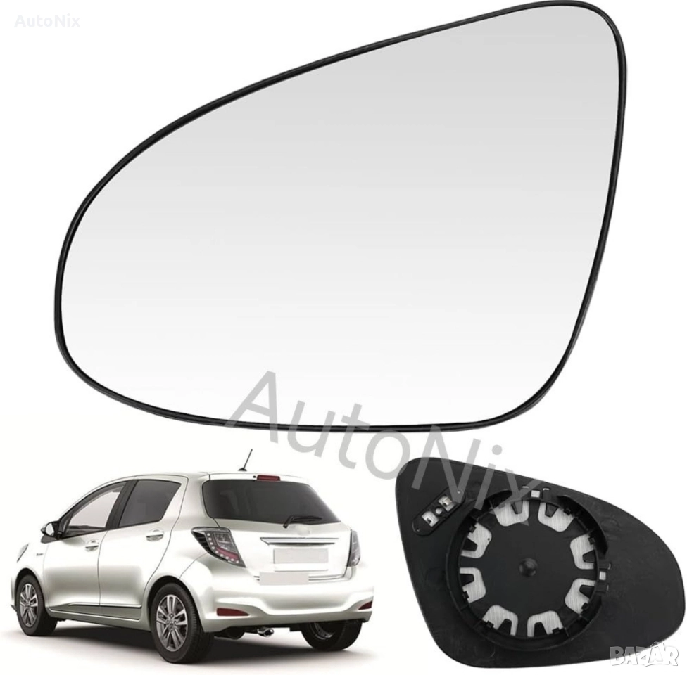 Стъкло за огледало за Toyota Yaris тонирано стъкло тойота ярис стъкло, снимка 1