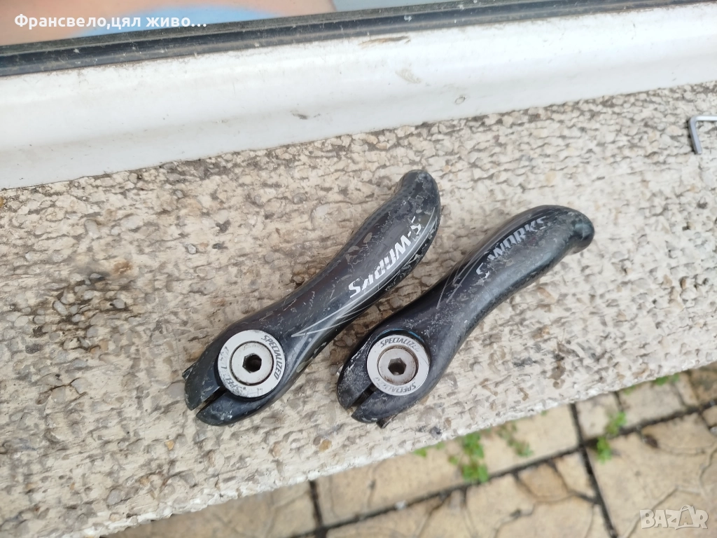 Рога кормило карбон за велосипед колело specialized s works , снимка 1