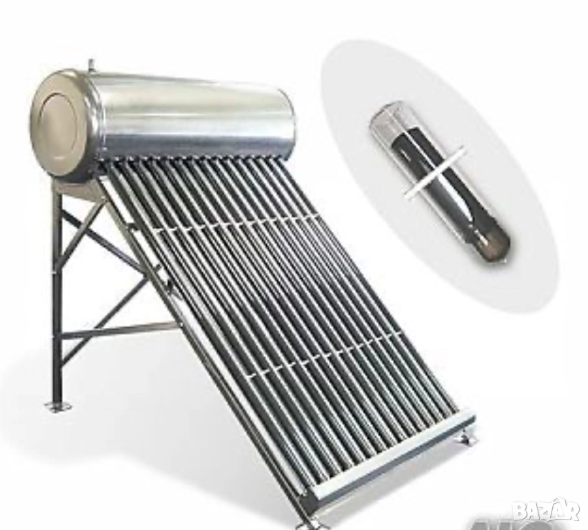 Слънчев колектор за топла вода - 110 литра, снимка 1