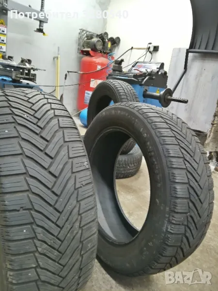 Зимни гуми 2 броя - 205/55/R 16 Michelin Alpin 6, снимка 1