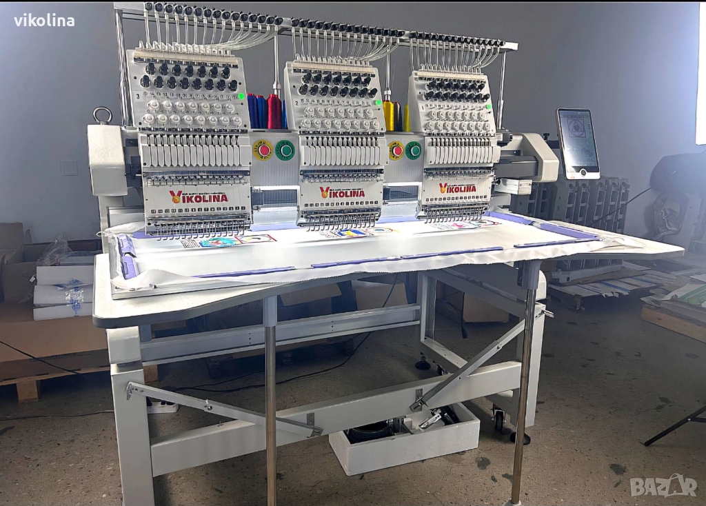 Бродировъчна машина Триглава 450 мм. х 410 мм. + Застъпване, снимка 1