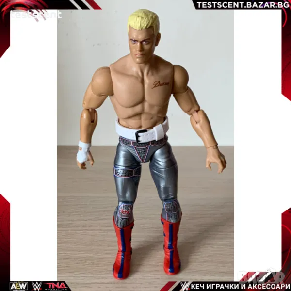 Екшън фигура AEW Cody Rhodes The American Nightmare Коуди Роудс UK Exclusive Jazwares WWE, снимка 1