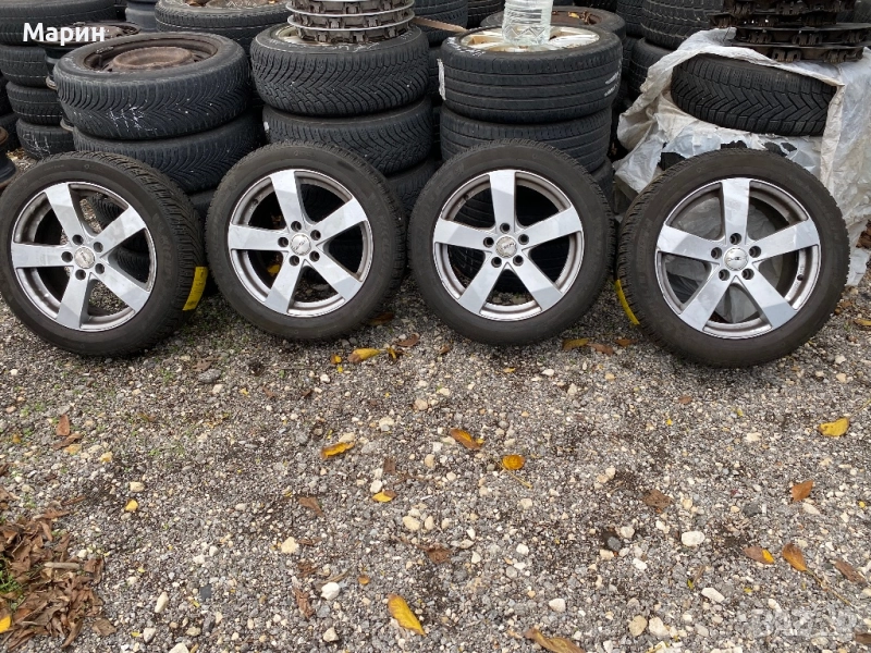 Лети джанти с гуми 17 цола 5х114.3, снимка 1