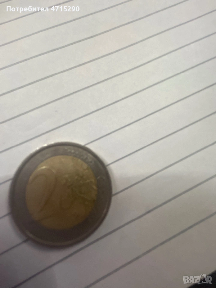 2 Евро -Италия 2002г , снимка 1