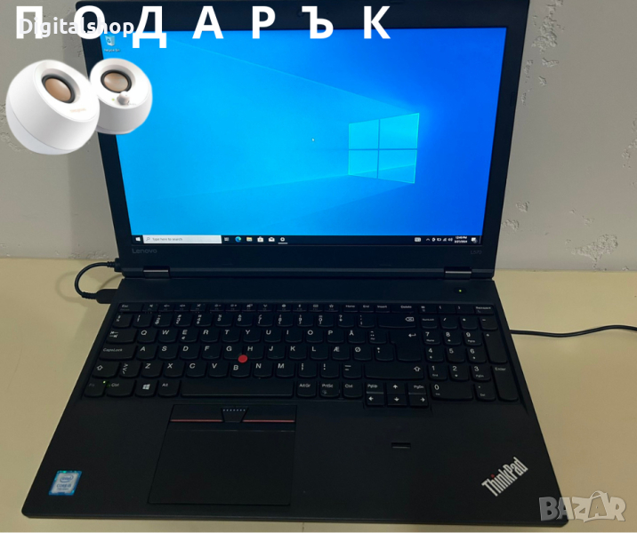 Лаптоп Lenovo ThinkPad L570 i5-7200U/8G/256SSD/15.6FHD/12м.г/клас А, снимка 1