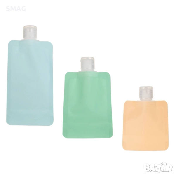 Комплект шишенца за пътуване 30/50/100 мл – 3 броя_1246786, снимка 1