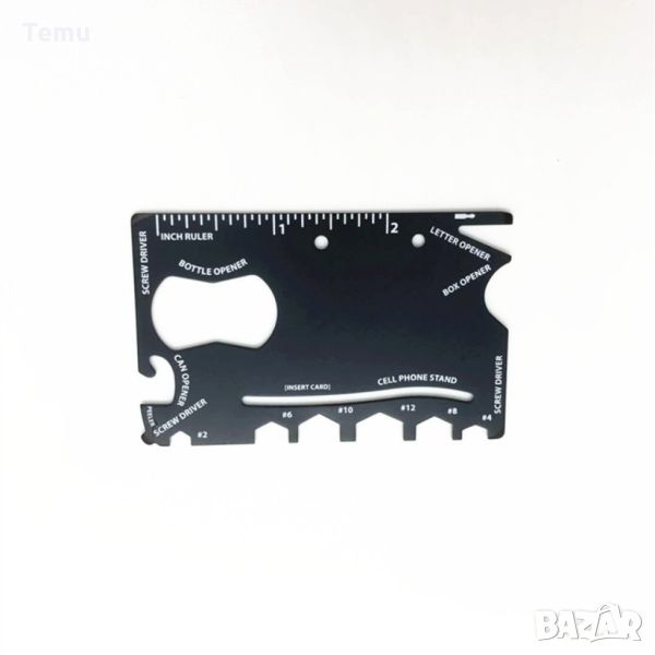 Wallet ninja 18 в 1 мултифункционален инструмент за портфейл, снимка 1