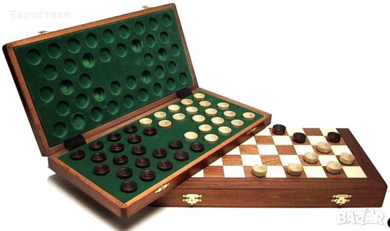 Тактическа игра с комплект пулове в дървена кутия, снимка 1