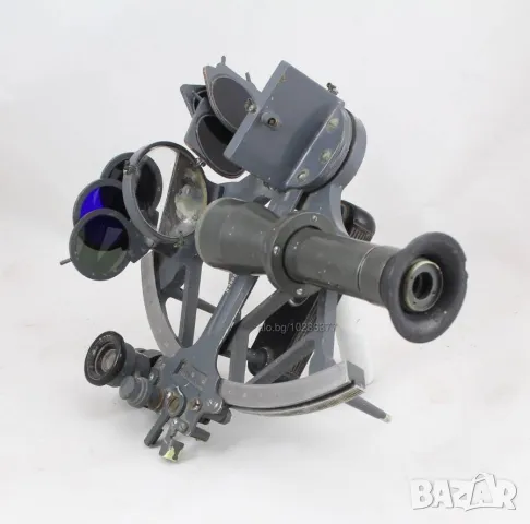 301  Корабен секстант от търговски кораб на СССР от 60-те, снимка 2 - Антикварни и старинни предмети - 50110285