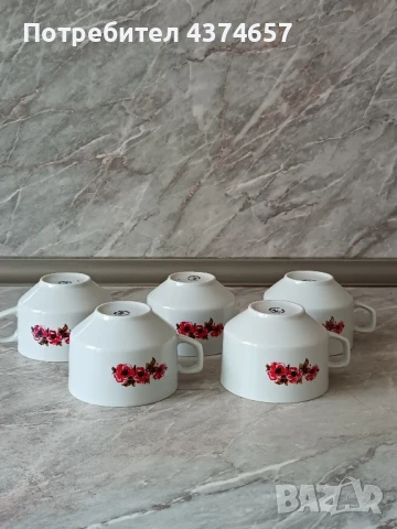 Порцеланови чаши за чай/кафе, снимка 2 - Чаши - 50534570