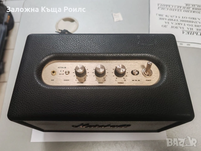 Bluetooth колона- Marshall Action 3, мощност 60W, снимка 3 - Bluetooth тонколони - 53515087